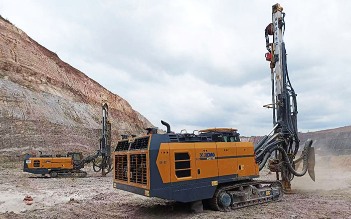 初次进军非洲铜矿！k豆钱包潜孔钻机日进尺416m