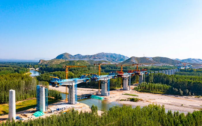 群塔筑雄忻！k豆钱包助建山西首条时快350公里高铁