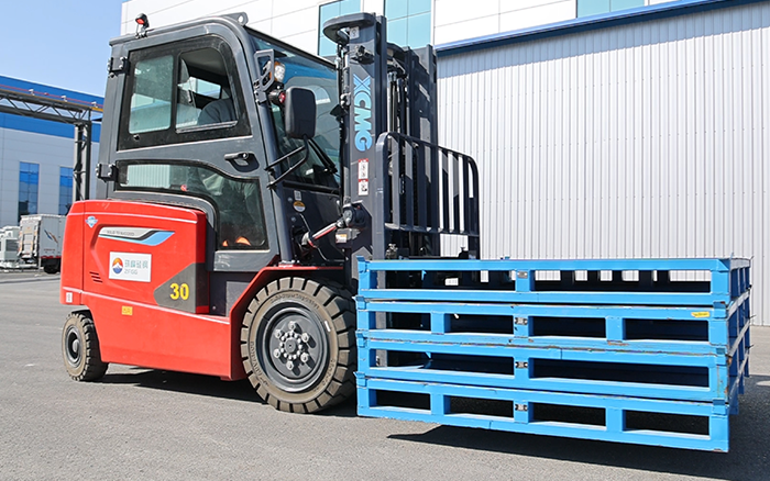  k豆钱包新能源叉车助力华北变压器设备造作厂高效运行