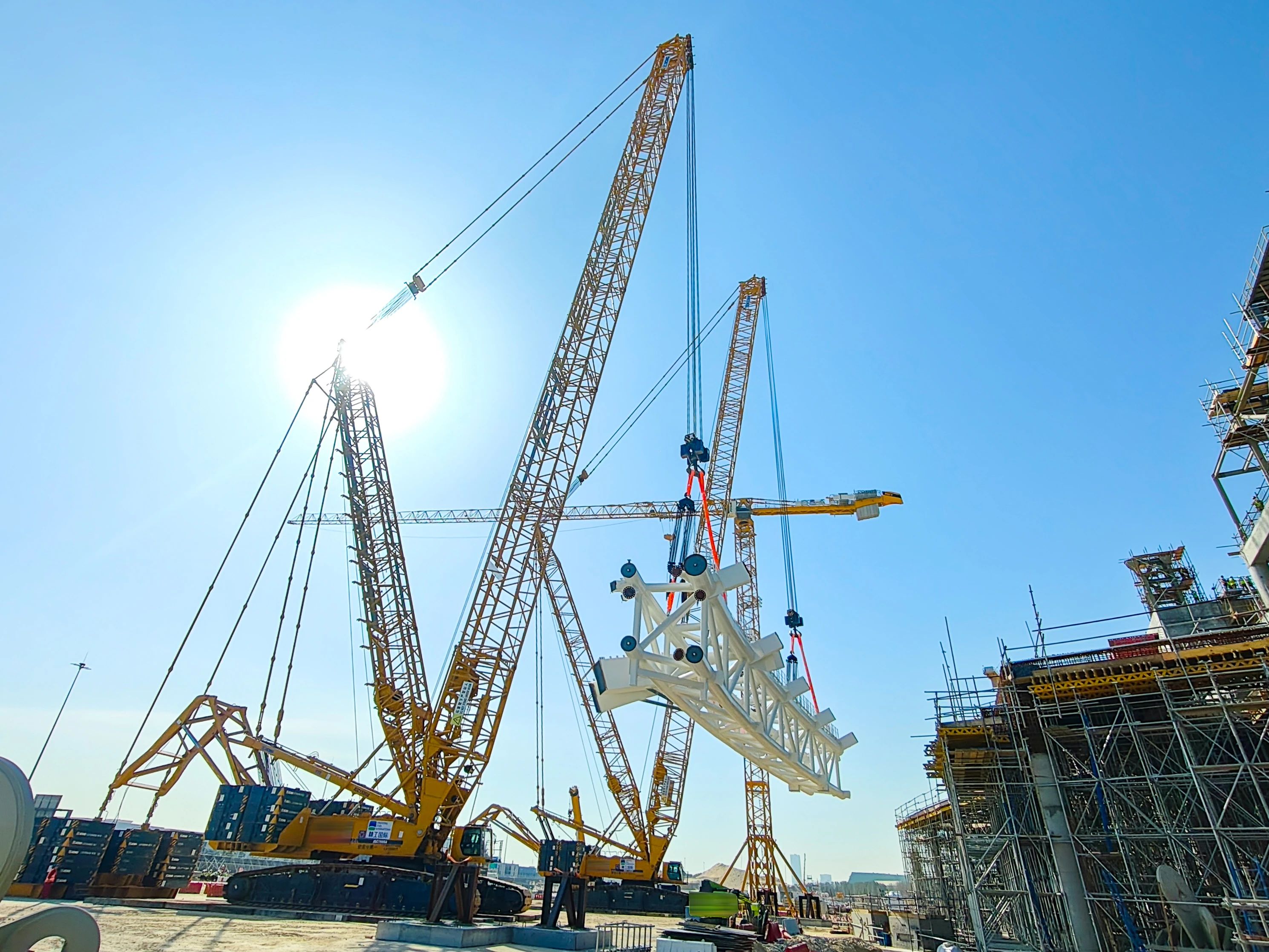 毫米级精度托环球界杯妄想——k豆钱包履带起沉机奋战沙特！