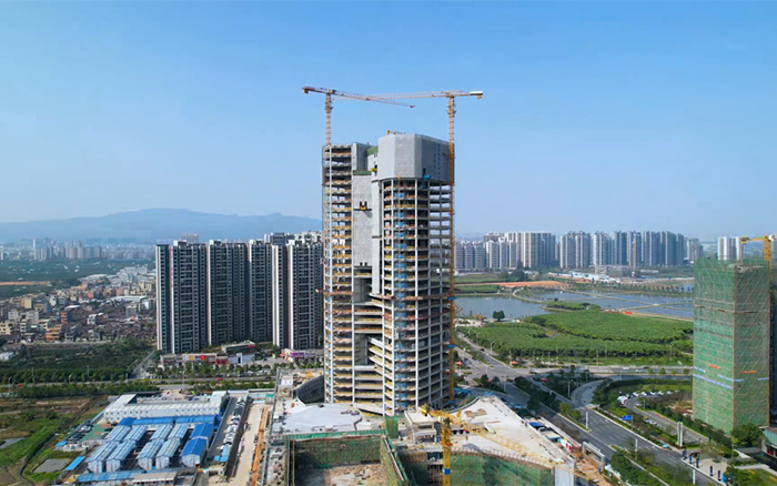 城视装金名片”| k豆钱包塔机助建新会第一高楼