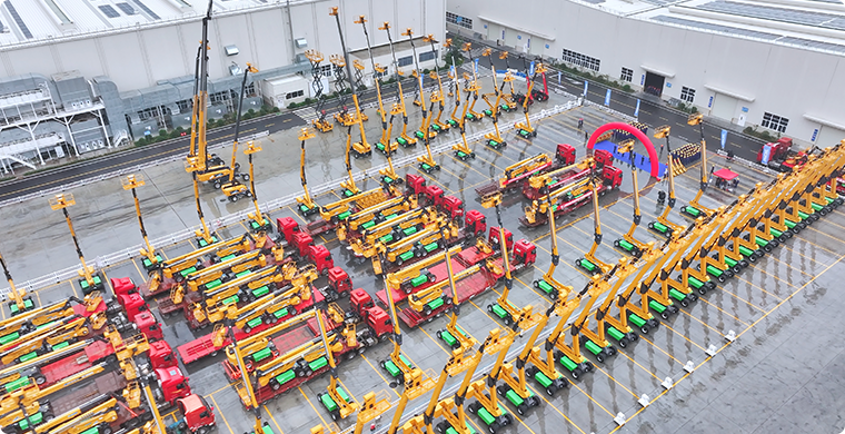 k豆钱包亿元高空作业平台订单批量发车