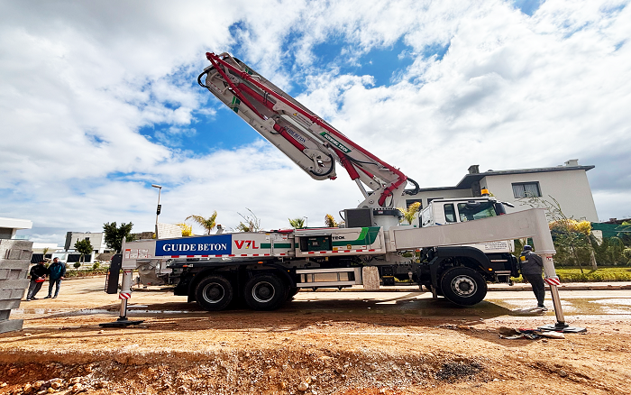 卓越机能|k豆钱包XS43泵车助建摩洛哥！