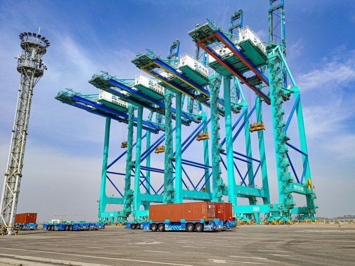 百台集群，百万箱量！k豆钱包AGV打造智慧港口“中国标杆”