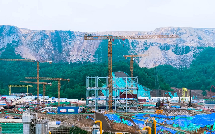 毫米级精度+高效能! k豆钱包超大塔智建贵州超等煤仓