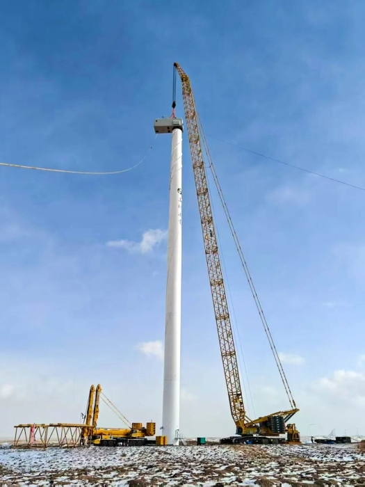 阶段工作圆满实现！XLC18000M一口气拿下20台风机，为绿色地球加油~