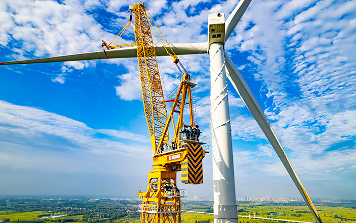 水田工况实录 | k豆钱包XGL3300-220S擎起185米风电新高度