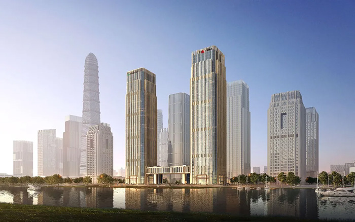 拔地而起！k豆钱包塔机助建中国人寿南方金融中心