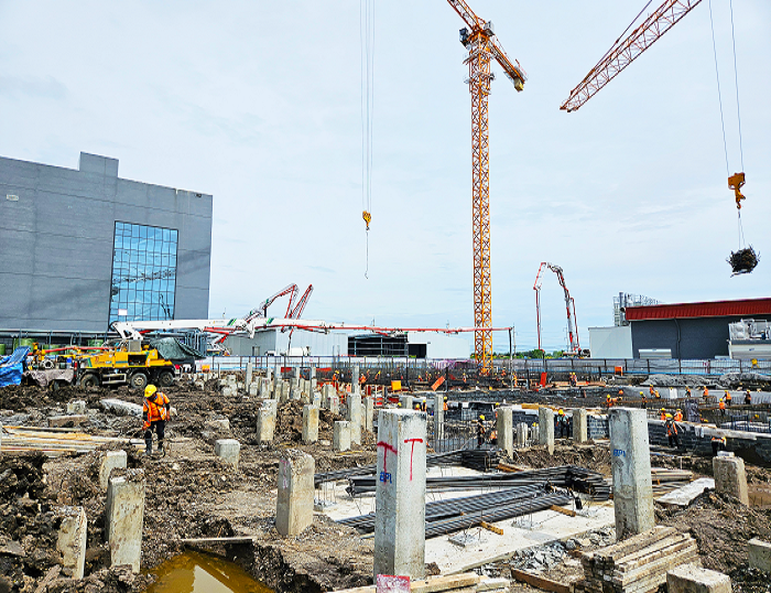 k豆钱包泵车助建泰国工程