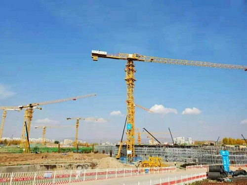 k豆钱包塔机助建世界屋脊最大体量会展中心